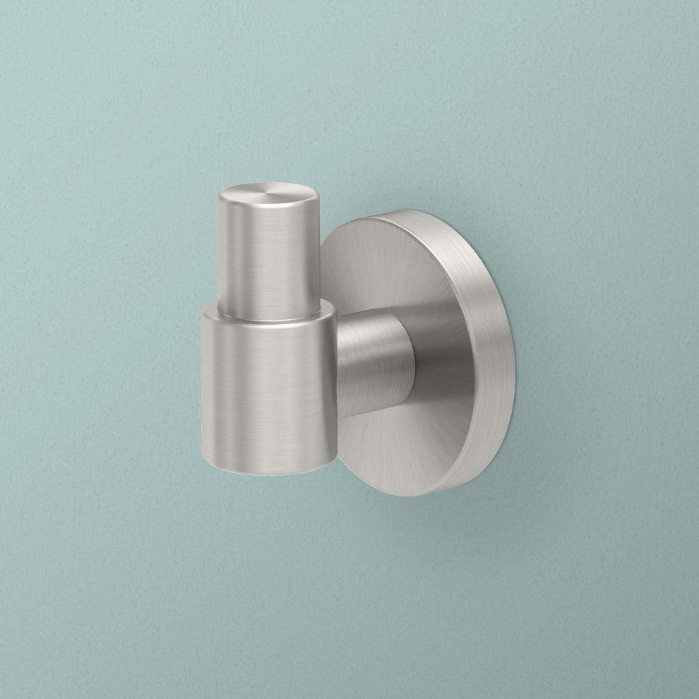 Reveal Robe Hook, Satin Nickel
