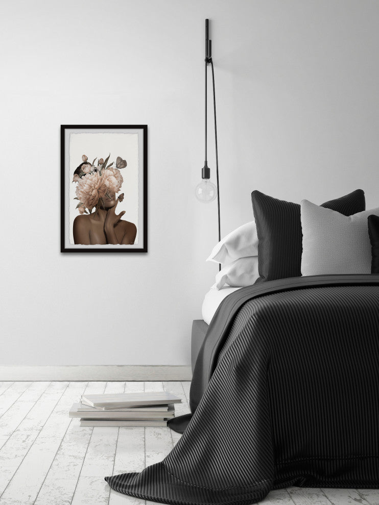 "Hidden Desire" Framed Painting Print, 30x45