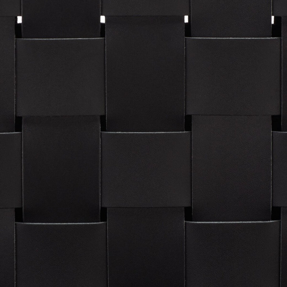 Safavieh Rayne Woven Dining Chair, Black/Silver