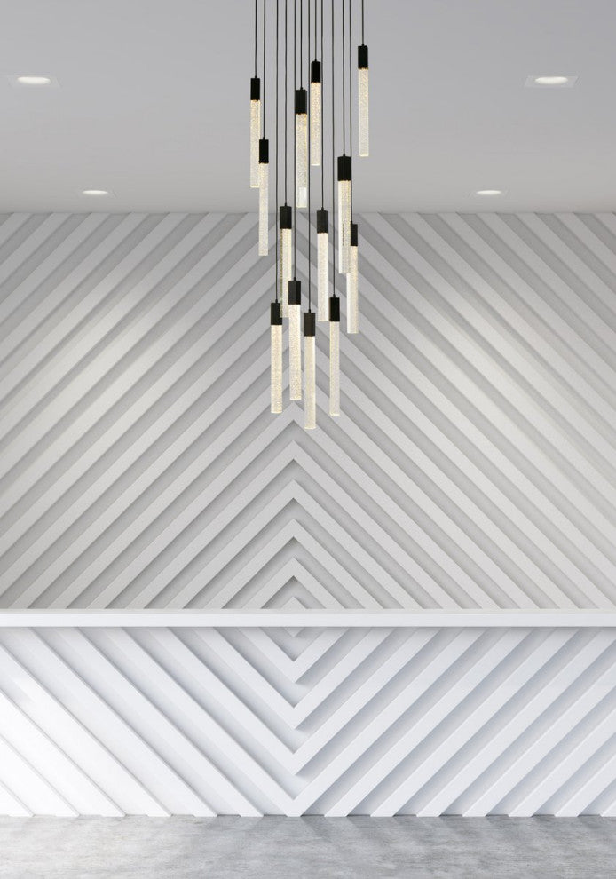 Wade 13-Light Pendant, Black