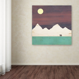 Tammy Kushnir 'Fishing' Canvas Art, 14" x 14"
