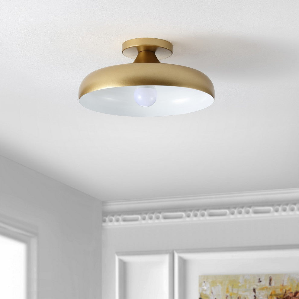Safavieh Willet Flush Mount Painted Gold