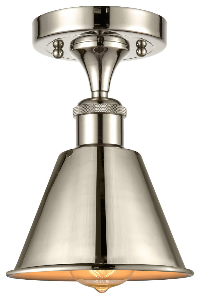 INNOVATIONS LIGHTING 516-1C-PN-M8 Smithfield 1 Light Semi-Flush Mount