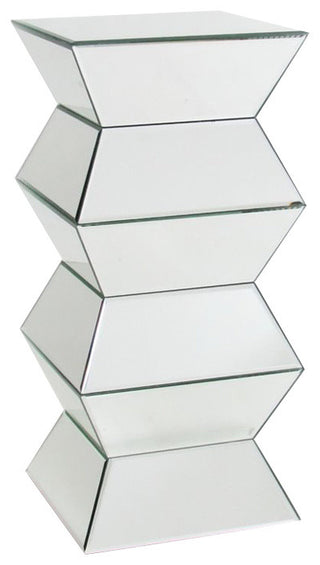 Beveled Mirror Pedestal