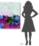 "Melbourne Watercolor Skyline" Fine Art Print