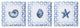 Nautilus Spiral Shell Starfish Blue Aquatics Circle Pattern,17 x 17