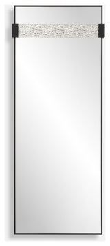 Uttermost 09980 Stratton 29-3/8" W x 72" H Rectangular Framed - Black