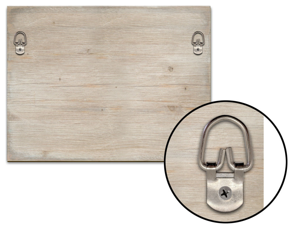 Aurora Wall and Table Top Wooden Decor, 18x12