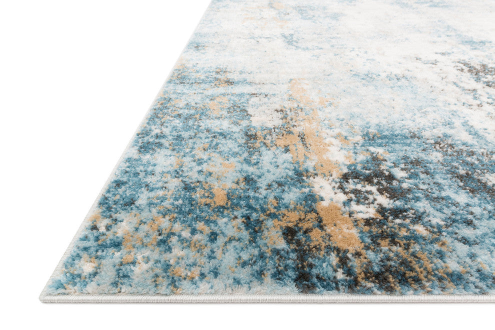 Loloi Rugs ALC-05 Area Rug, Denim/Ivory, 2''8"x13''