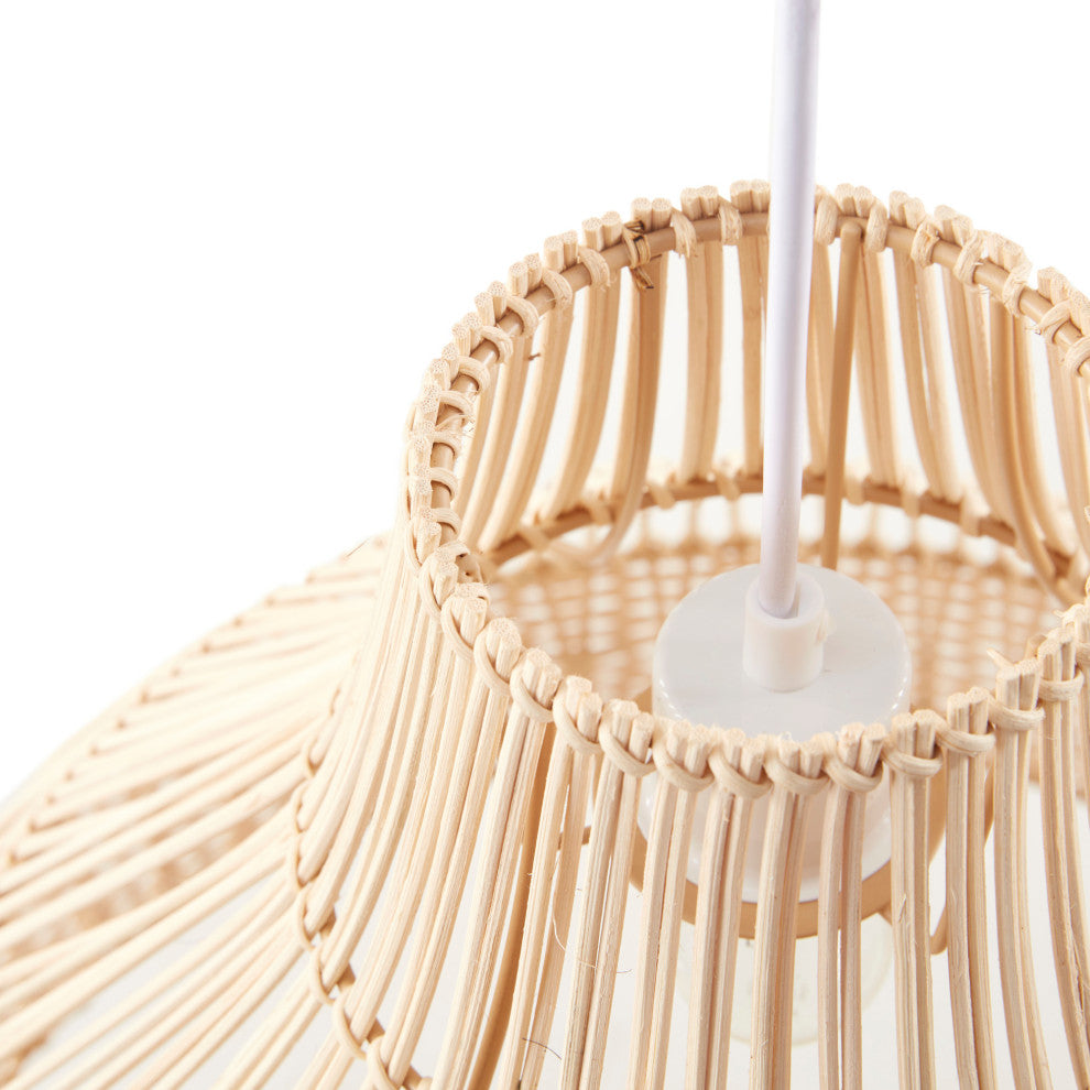 INK+IVY Wren Bell Shaped Bamboo Pendant