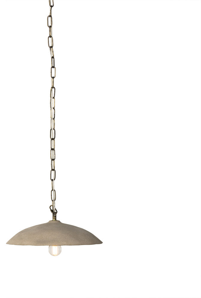 Organic Ceramic Pendant-Sand Porcelain