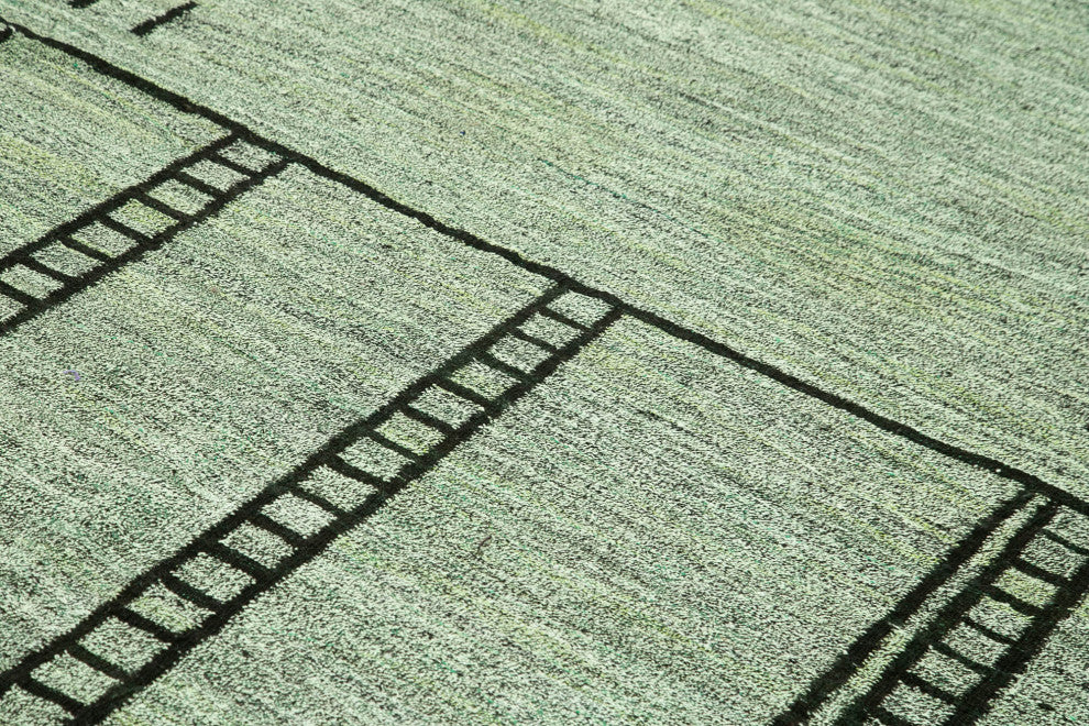 Rug N Carpet - Handwoven Turkish 8' 4'' x 10' 10'' Flatweave Wool Kilim Rug