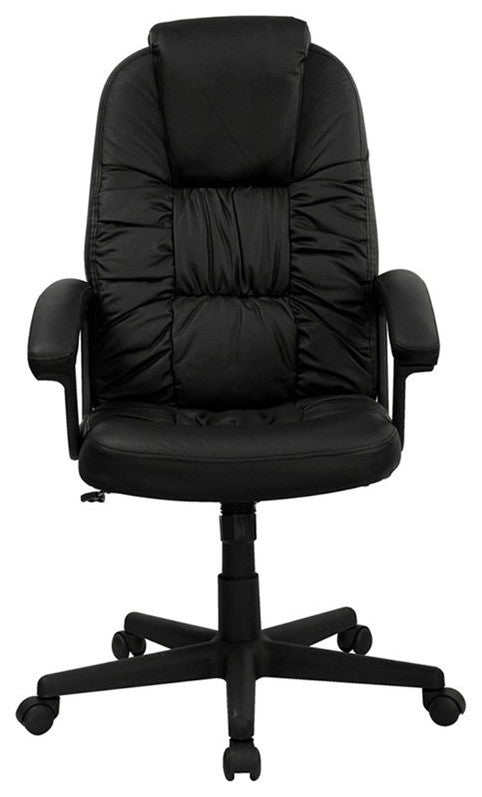 Flash Furniture High Back Swivel Office Chair in Black
