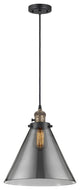 INNOVATIONS 201CSW-BAB-G43-L 1-Light Mini Pendant Black Antique Brass