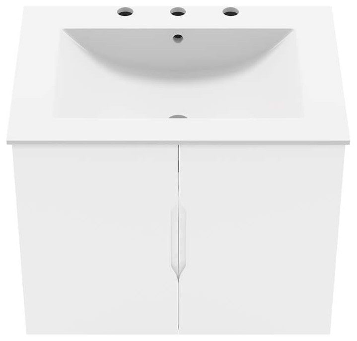 Vitality 24" Bathroom Vanity, White White