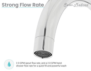 Ivy Freestanding Bathtub Faucet, Chrome