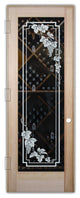 Wine Door - Vineyard Grapes Cascade - Douglas Fir (stain grade) - 32" x 96"...
