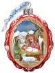 Orthodox Nativity Keepsake Glass Ornament