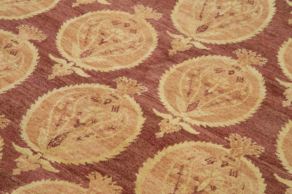 Rug N Carpet - Handwoven Oriental 5' 10" x 8' 0" Wool Oushak Area Rug
