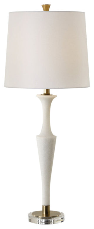 Uttermost Colette White Stone Table Lamp