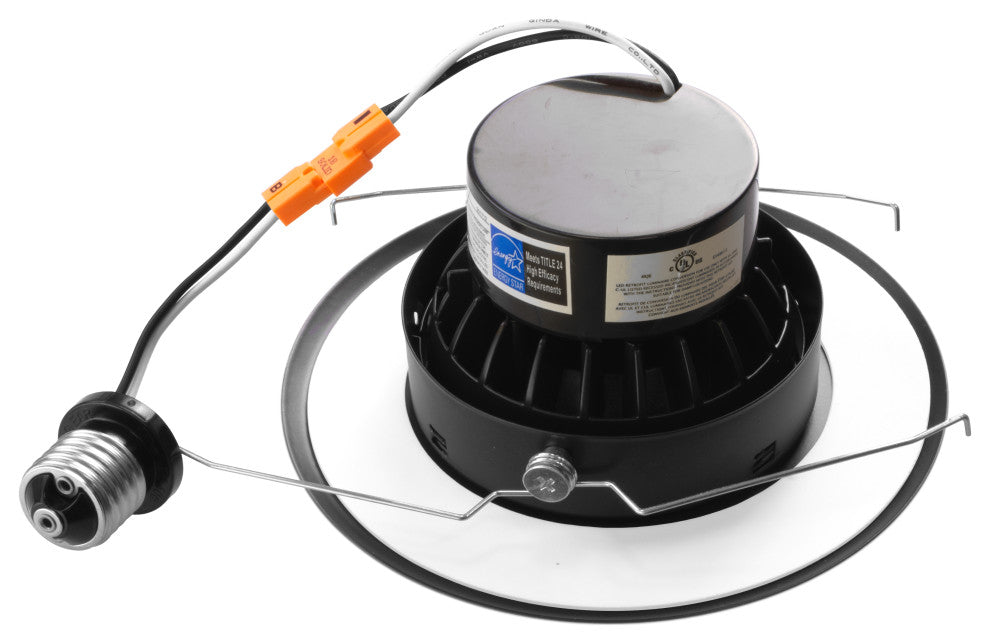 LED Adjustable Downlight Kit for 5" or 6" Housings, Black, 3000k