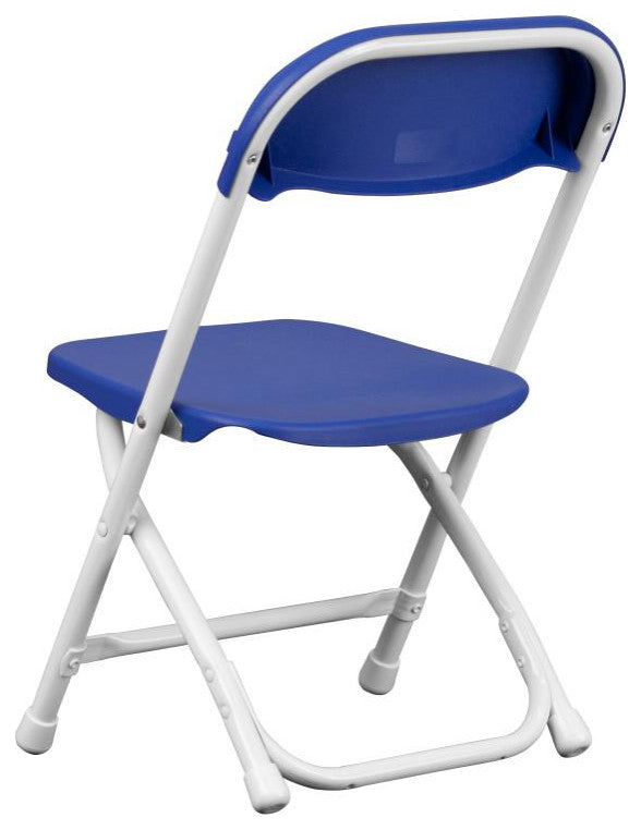 2 Pack Kids Plastic Folding Chair, Blue