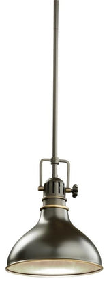 Kichler 2664OZ One Light Mini Pendant, Olde Bronze Finish