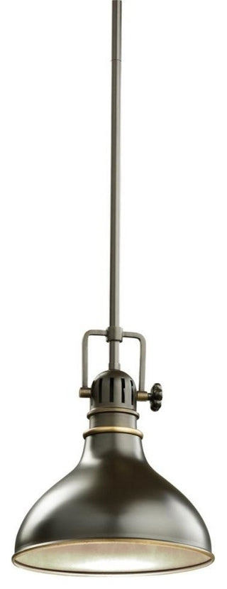 Kichler 2664OZ One Light Mini Pendant, Olde Bronze Finish