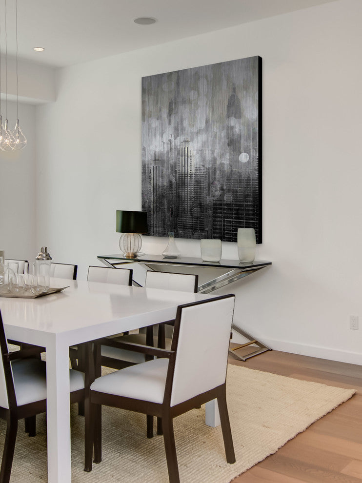 "Empire" UV Ink Print on Brushed  Aluminum, 40"x60"