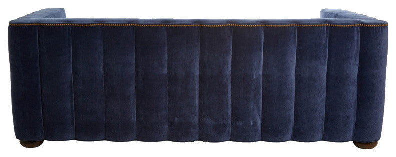 Gatsby Sofa, Navy Performance Velvet, 84"