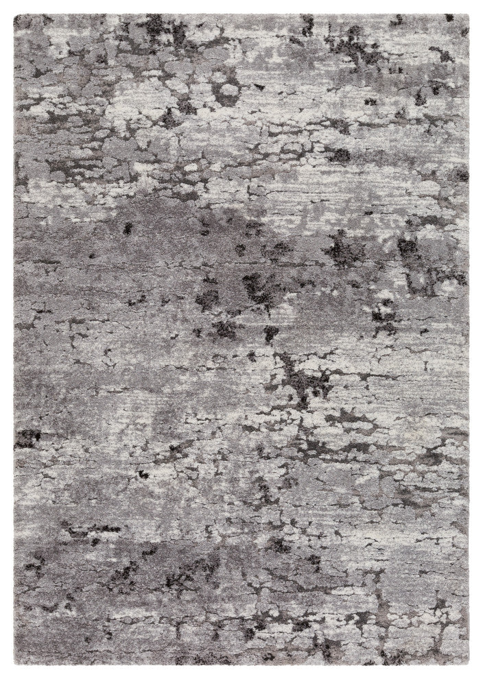 Surya Tuscany TUS-2310 12'x15' Rug, Medium Gray/Black/Ivory