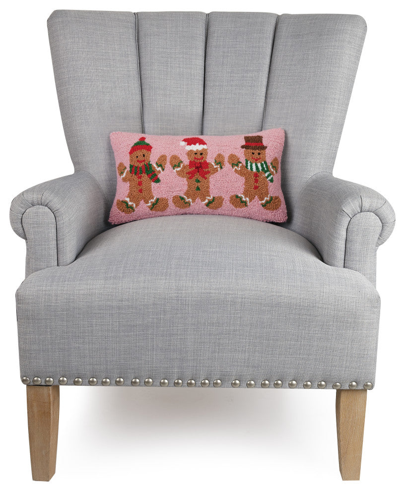 Gingerbreads Group Three Hook Pillow
