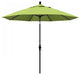9' Bronze Collar Tilt Crank Lift Aluminum Umbrella, Parrot