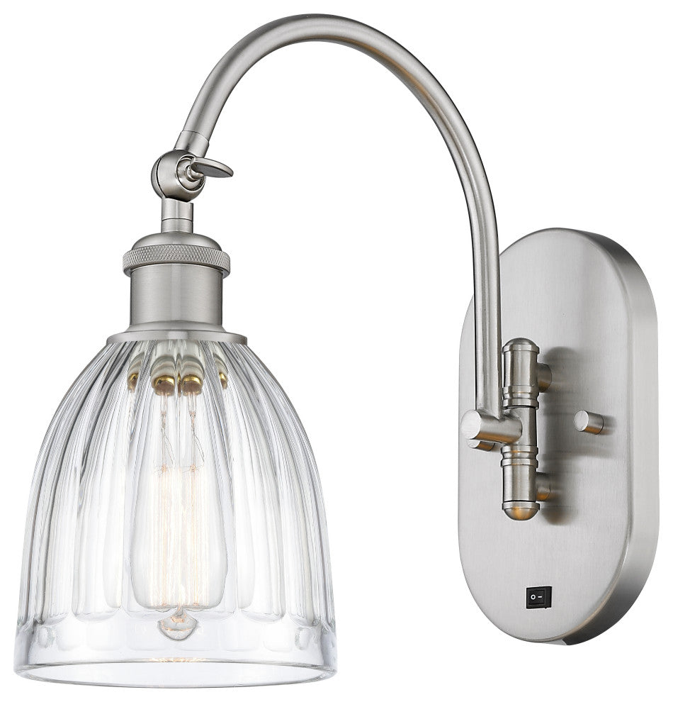 Innovations 518-1W-SN-G442 1 Light Sconce, Brushed Satin Nickel