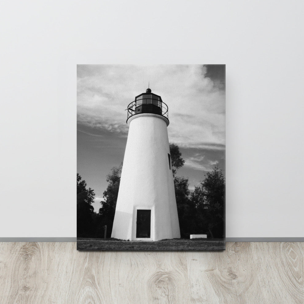 Touch the Sky Coastal Landscape Photo Canvas Wall Art Print, 16" X 20"