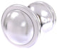 Carolina Cabinet Knob, Satin Chrome