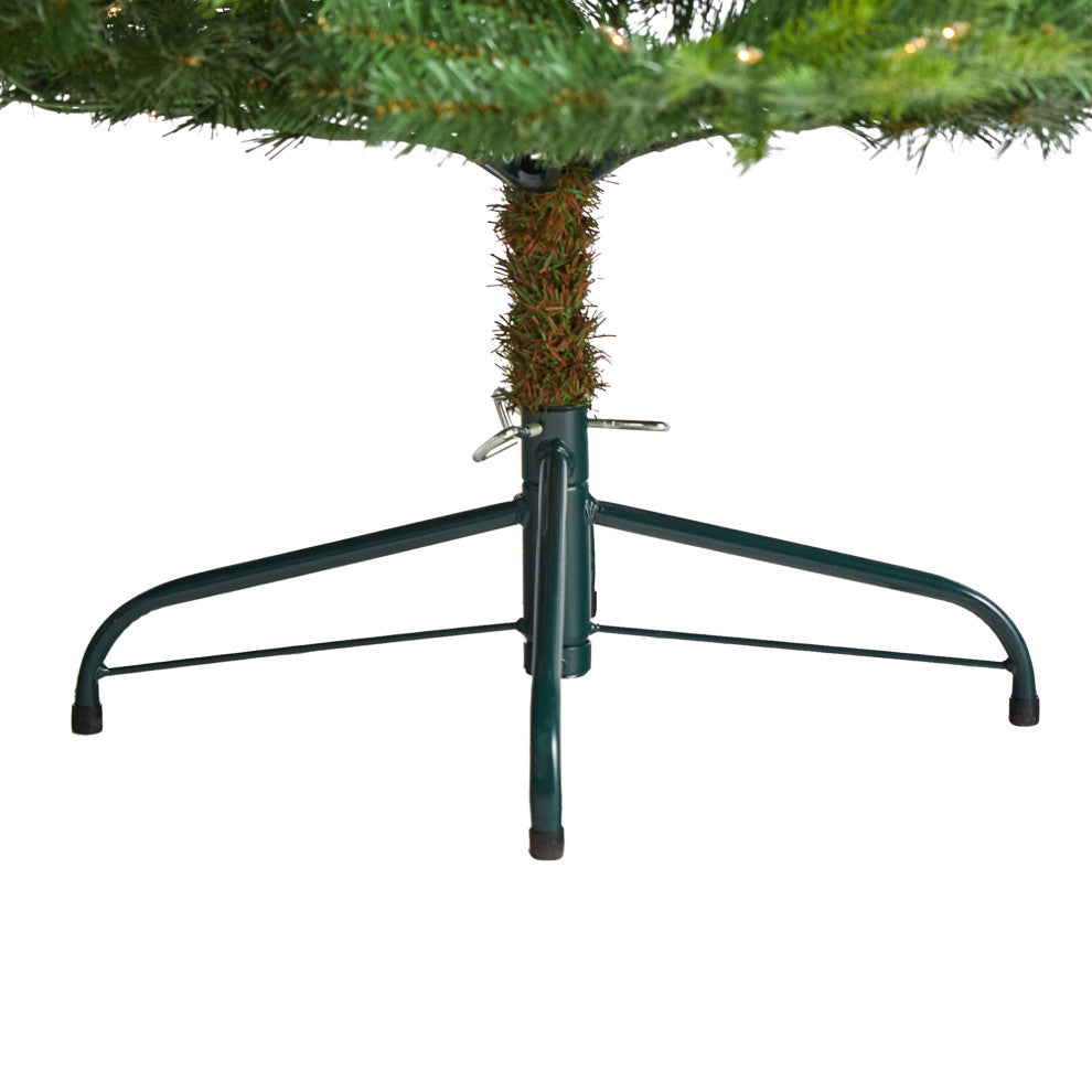 T3343 6 North Carolina Spruce Artificial Christmas Tree With 350 Clear Lights