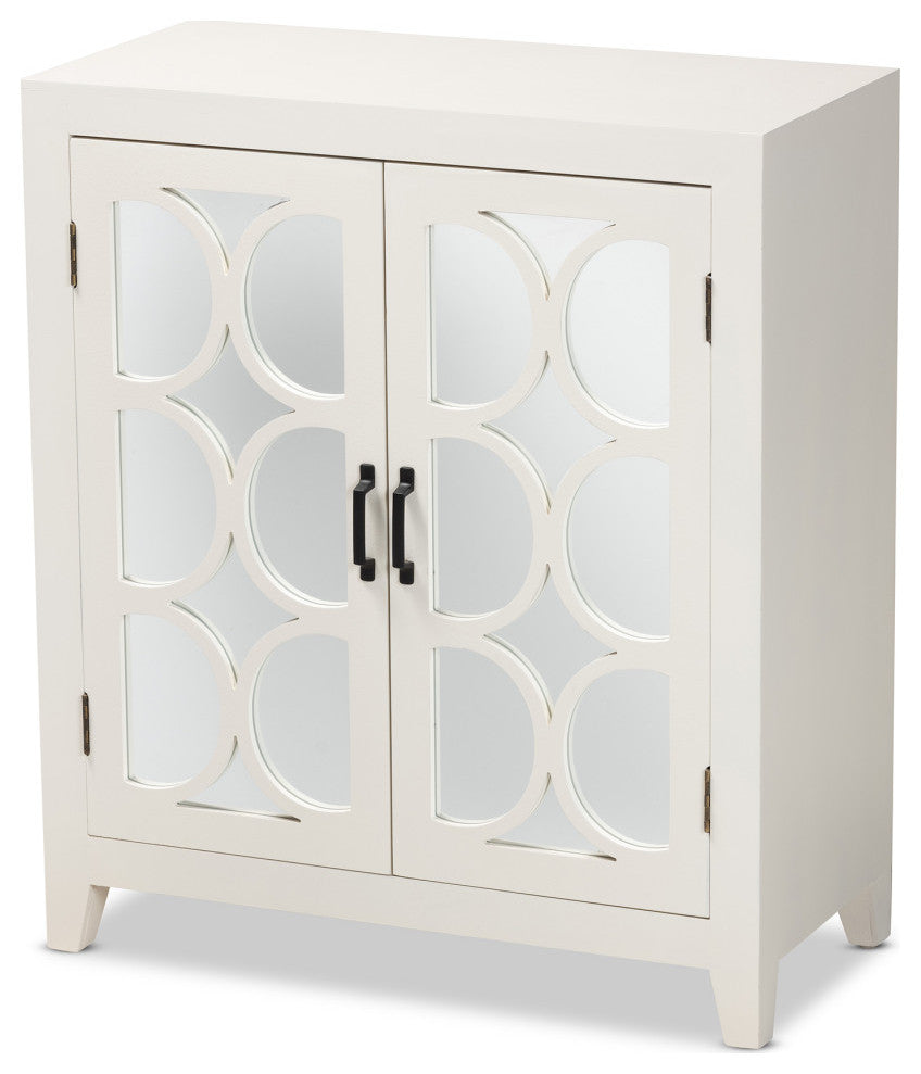 Dia Contemporary Sideboard, White