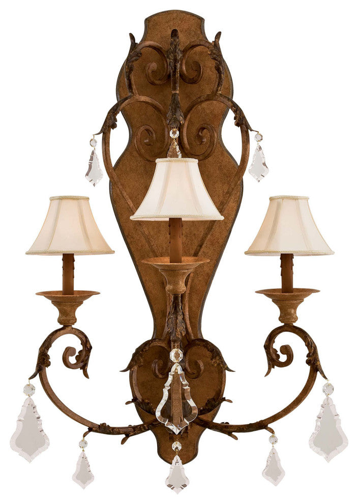 Minka Metropolitan, N6222-363, 3-Light Wall Sconce