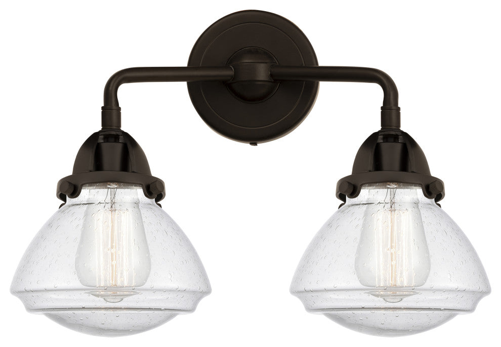 Innovations 288-2W-OB-G324-LED 2-Light Bath Vanity Light, Oil Rubbed Bronze