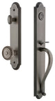 Arc 1-Piece Dummy Handleset, S Grip and Soleil Knob, Antique Pewter, 848718