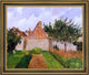 Camille Pissarro Garden at Eragny (Study) Framed Premium Canvas Print, 16"x20"
