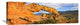 "Panorama Of Sunset Arch, Escalante National Monument, Utah" Artwork, 36" x 12"