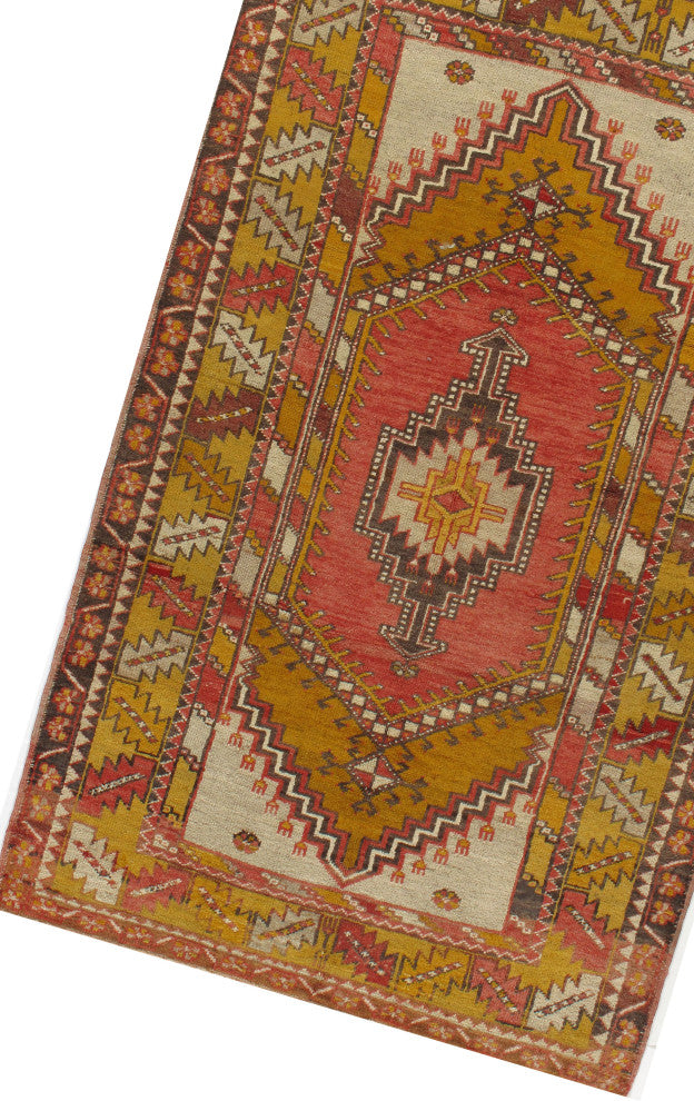 Oushak Hand-Knotted Rug, 3'11"x6'4"