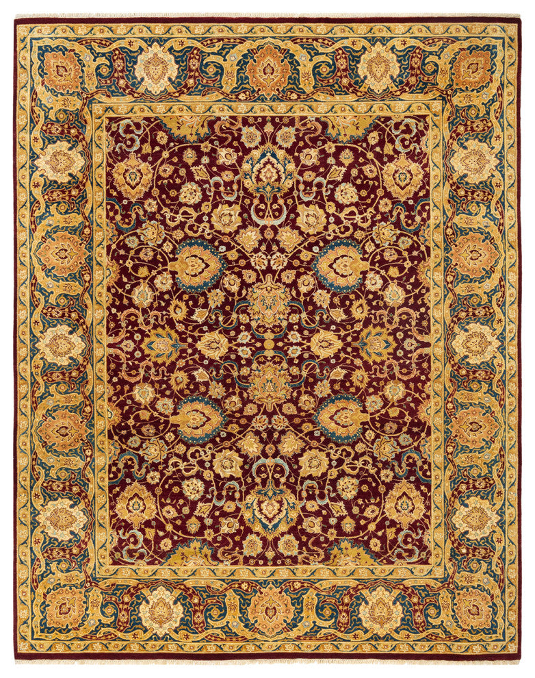 Charlee, One-of-a-Kind Hand-Knotted Area Rug Red, 8'0"x10'2"