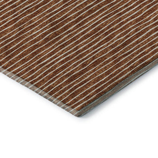 Addison Premium Washable Mayfield AMF138 Red 8' x 10' Rug