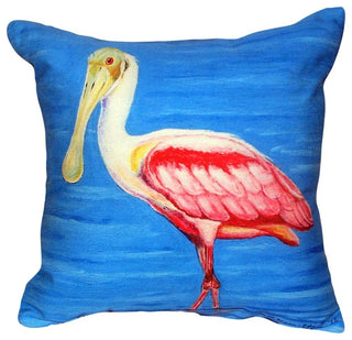 Dick's Spoonbill No Cord Indoor/Outdoor Pillow - Set of Two 18x18