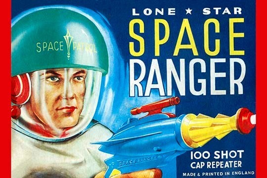Lone Star Space Ranger 100 Shot Cap Repeater- Gallery Wrapped Canvas Art