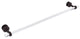 Pacific Beach 30" Shower Door Towel Bar with Dotted Accents, Antique Bronze