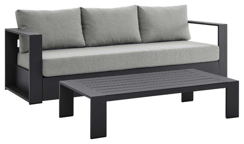 Modway Tahoe outdoor Patio Powder-Coated Aluminum 2-Piece Set